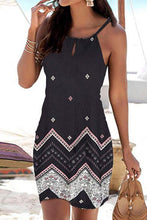 Load image into Gallery viewer, Zraus Printed Sling Sleeveless Dress