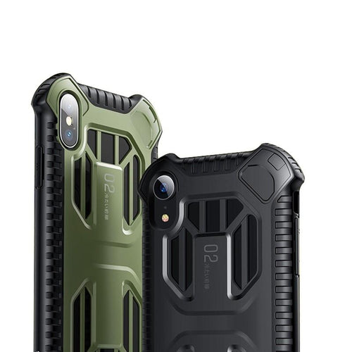 2018 Soft Silicone + Plastic Hybrid Phone Case For iPhone