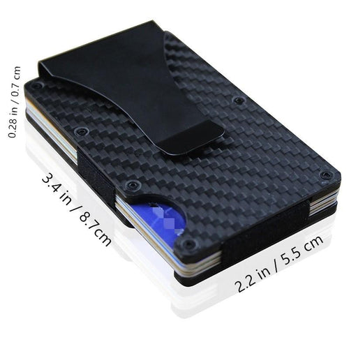 2018 New Fashion Carbon Fiber Credit Card Holder