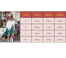 Load image into Gallery viewer, Lady Summer Holiday Floral Beach Boho Maxi V Neck Print Dress Evening Party Sundress