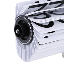 Load image into Gallery viewer, 2018  Small Scale Table Clock Desktop Retro Flip Clock Stainless Steel Flip Internal Gear Operated Quartz Clock